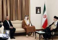 قائد الثورة الإسلامية يستقبل أمير قطر