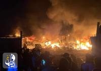 بمباران مجدد چادرهای آوارگان فلسطینی