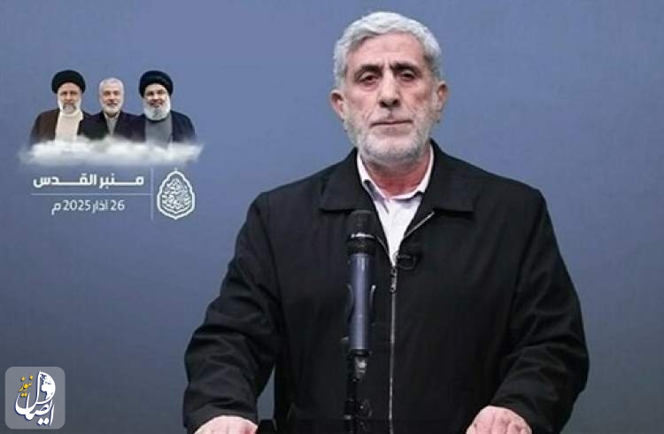 العميد قاآني: إيران ستقف إلى جانب فلسطين كما في السابق