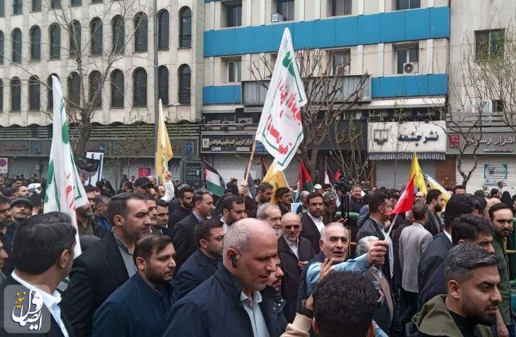 رئیس جمهور به جمع راهپیمایان روز قدس پیوست