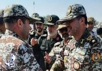 قادة الدفاع الجوي والجوفضاء يتفقدون منطقة دفاع جنوب شرقي إيران