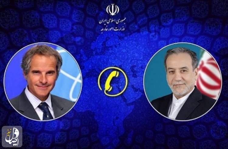 عراقجي يبحث مع غروسي احدث التطورات المتعلقة بالمفاوضات النووية