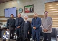 بازدید حجة الاسلام حسناتی از دادگستری نجف آباد