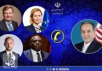 عراقجي يجري محادثات هاتفية مع نظرائه من الدول الأوروبیة الثلاث