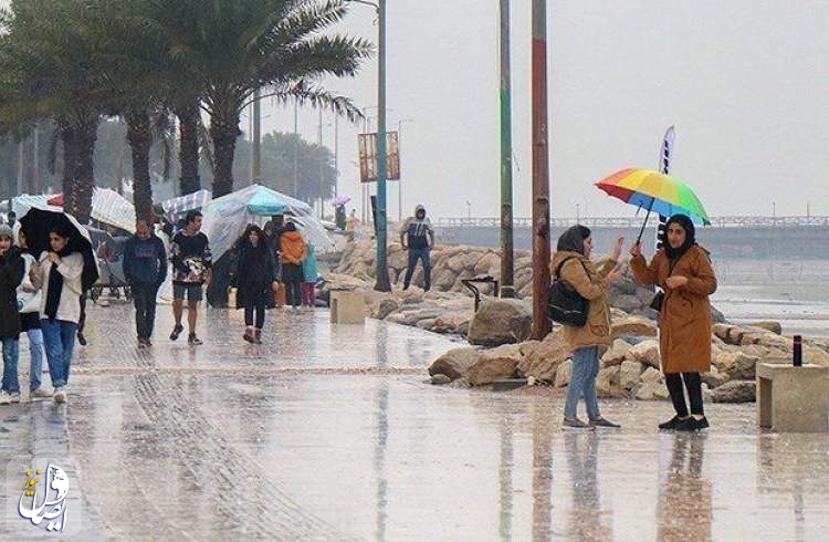 رگبار باران جنوب و جنوب‌ شرق کشور را در بر می‌گیرد
