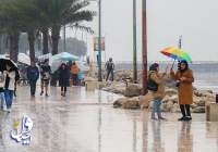 رگبار باران جنوب و جنوب‌ شرق کشور را در بر می‌گیرد